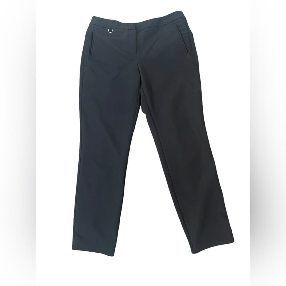 ADRIANNA PAPELL WOMENS DRESS TROUSERS/PANTS BLACK